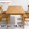 Jual Kursi & Meja Makan Rangka Kayu Taham Lama