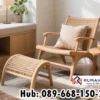 Jual Kursi Santai Rangka Rotan Kokoh