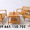 Jual Kursi Teras Bahan Kayu Desain Elegan Outdoor