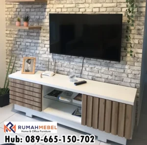 Jual Meja TV Multifungsi Material Kayu Kokoh