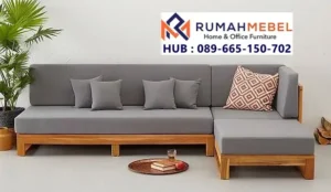Jual Sofa Sudut Jati Minimalis Majalengka