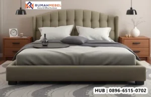 Jual Tempat Tidur Light Gray Tangerang