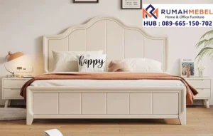 Jual Tempat Tidur Minimalis Duco Putih Denpasar