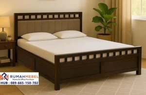 Jual Tempat Tidur Modern Jati Minimalis Ende