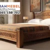 Jual Tempat Tidur Jati Ukir Artistik Jambi