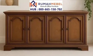 Kabinet Credenza Kayu Klasik Penyimpanan Minimalis