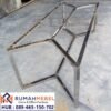 Kaki Meja Stainless Steel Minimalis Geometris