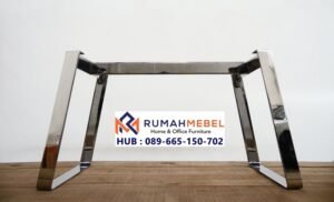 Kaki Meja Stainless Steel Model Trapesium
