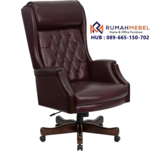 Kursi Direktur Eksekutif Tufted Leather Sidoarjo