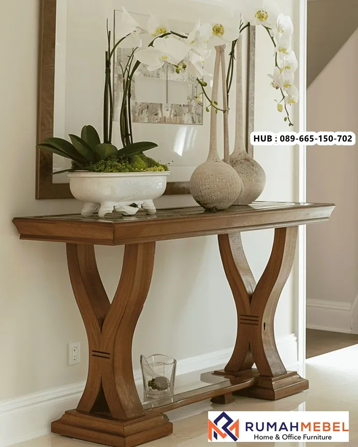 Meja Konsul Kayu Jati Asli Balikpapan Kuat Tahan Lama