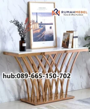 Meja Konsul Marmer Mewah Modern Bontang