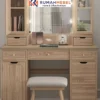 Meja Rias Minimalis Natural Jati Malang