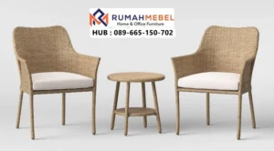 Model Kursi Teras Full Rotan