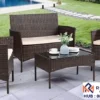 Set Kursi Teras Rotan Minimalis Modern