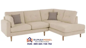Sofa Sudut Mid Century Minimalis
