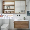 Wastafel Kamar Mandi Estetik Modern Light Wood