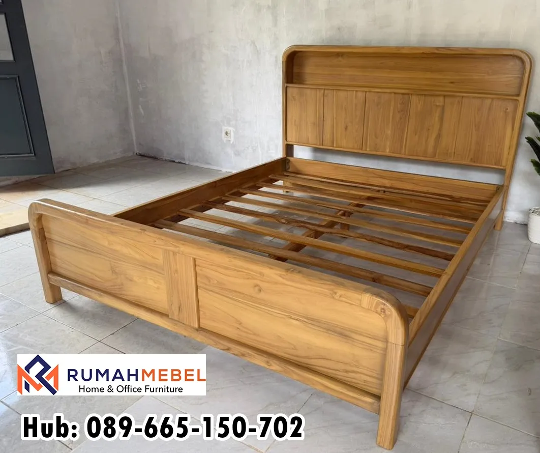 Dipan Minimalis Kayu Jati Surabaya