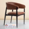 Jual Kursi Cafe Jati Leather Premium