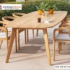 Jual Meja Makan Outdoor Kayu Jati Kuat Tahan Lama