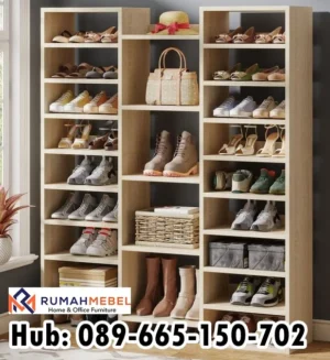 Jual Rak Sepatu Desain Modern Terbaru