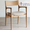 Kursi Cafe Scandic Natural Kayu Modern
