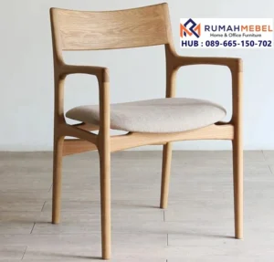 Kursi Cafe Scandic Natural Kayu Modern