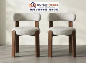 Kursi Cafe Seri Bouclé Tekstur Minimalis