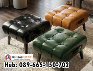 Kursi Stool Kotak Minimalis