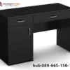 Meja Komputer Terlaris Finishing Hitam