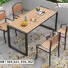 Meja Makan Outdoor Minimalis Tahan Cuaca