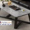 Meja Tamu Marmer Elegan Seri Industrial
