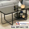 Coffee Table Kaca Black