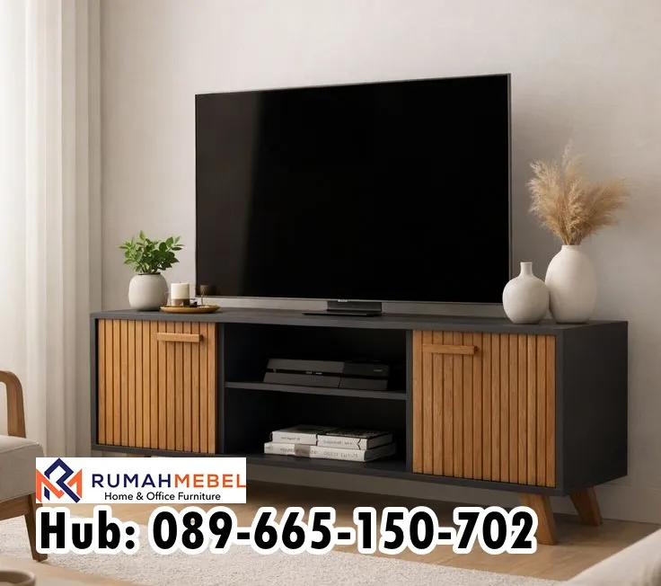 Jual Meja Tv Material Kayu Jati Unik