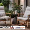 Kursi Teras Outdoor Kayu Solid