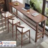 Set Meja Bar Stool Selasar Industrial