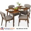 Set Meja Makan Minimalis 4 Kursi