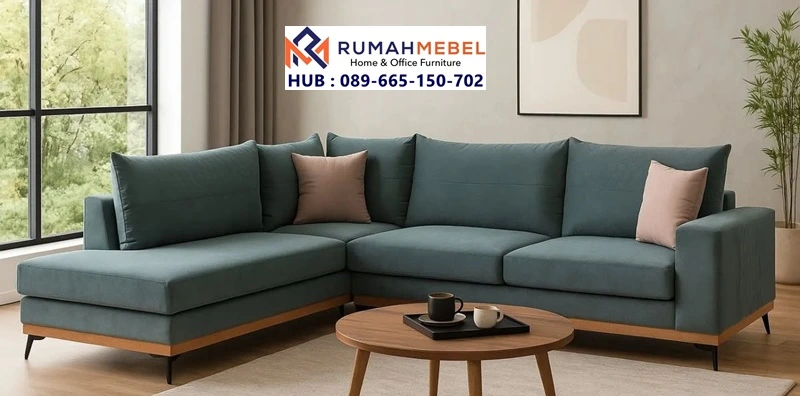 Sofa Sudut Minimalis Modern Skandinavia