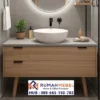 Wastafel Minimalis Kayu Jati Modern