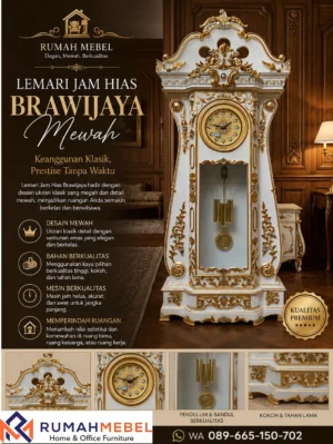 Lemari Jam Hias Brawijaya Mewah