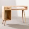 Meja Komputer Kayu Solid Minimalis