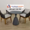 Kursi Cafe Korean Style Kayu Jati Bali