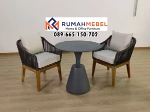 Kursi Cafe Korean Style Kayu Jati Bali