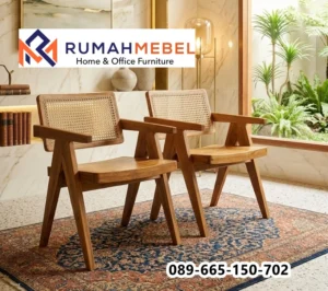 Kursi Cafe Rotan Vintage Natural