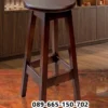 Kursi Stool Kayu Bulat