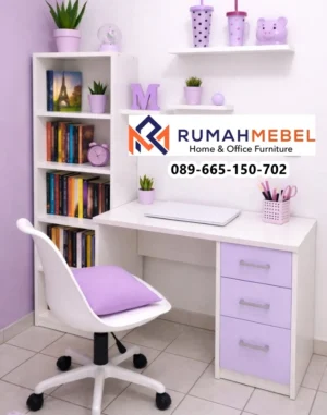 Meja Belajar Aura Pastel Writing