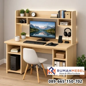 Meja Belajar Hutch Minimalis