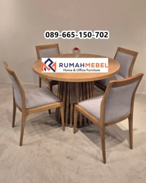 Set Meja Makan Jati Oslo