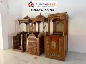 Jual Mimbar Masjid Singkawang Model Kubah