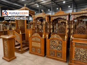 Mimbar Masjid Balikpapan Kualitas Pengrajin Terbaik