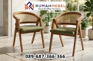 Kursi Resto & Cafe Jakarta Minimalis Kayu Jati Desain Estetik Modern